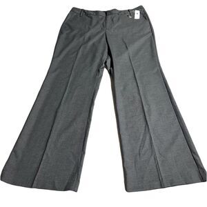 Gap Gray Mid Rise Favorite Trouser Dress Pants Women’s Size 14 R Stretch NWT